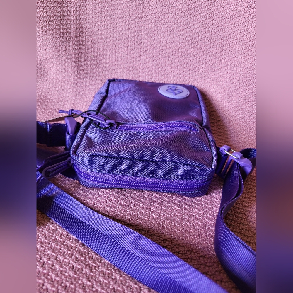 Nordstrom BABOON TO THE MOON Nylon Sling Crossbody Purple Bag - Picture 11 of 15
